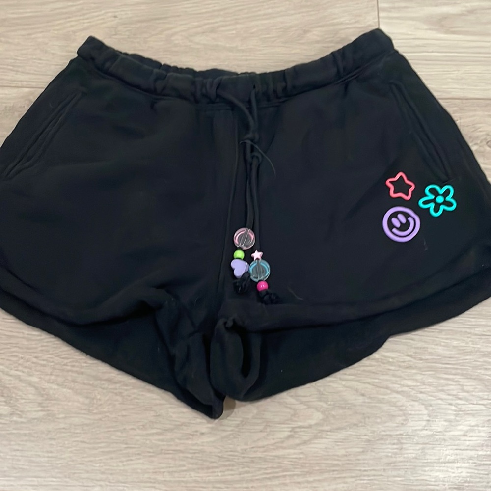 Y2K Beaded Sweat Shorts . Size S.